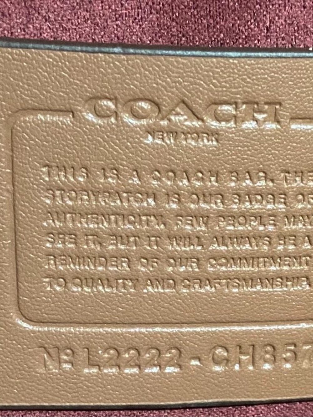 Coach Tabby 26 Shoulder Bag Crossbody Leather Authentic - Picture 3 of 6